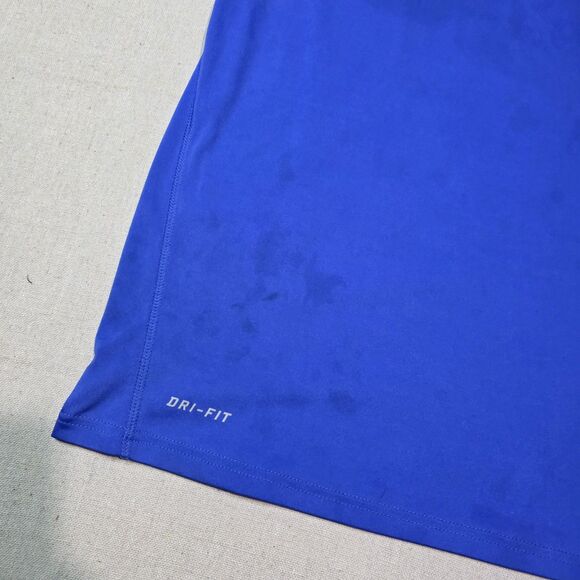 Nike Shirt Mens Size XL Blue Sleeveless Dri Fit Livestrong Cycling Active Tank - Picture 4 of 10